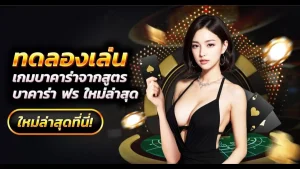 เว็บบาคาร่า สมัครง่าย เล่นได้ทันที บาคาร่าทดลองเล่นฟรี